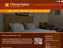 Tablet Screenshot of cheranpalace.com